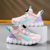 Boys shoes summer 2025 new children's mesh breathable single mesh shoes medium older children's sports dad trendy shoes air cushion