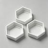 3PCS Wall-Mounted Wall Hanging Rack Small Geometric Storage Rack  Indoor Use