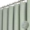 Handun Faux Linen Shower Curtain