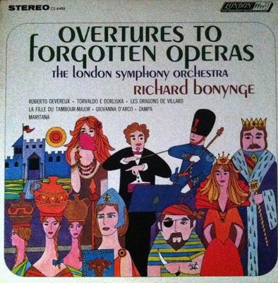 LP Record LONDON SYMPHONY ORCHESTRA, RICHARD  - Overtures To Forgotten Operas CS6486 LONDON 1966 Japan Classical Used