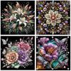 4pcs Partial Drill Special Shape Diamond Painting Kits 30x30cm Crystal Rhinestone Paintings for Home Wall Decor