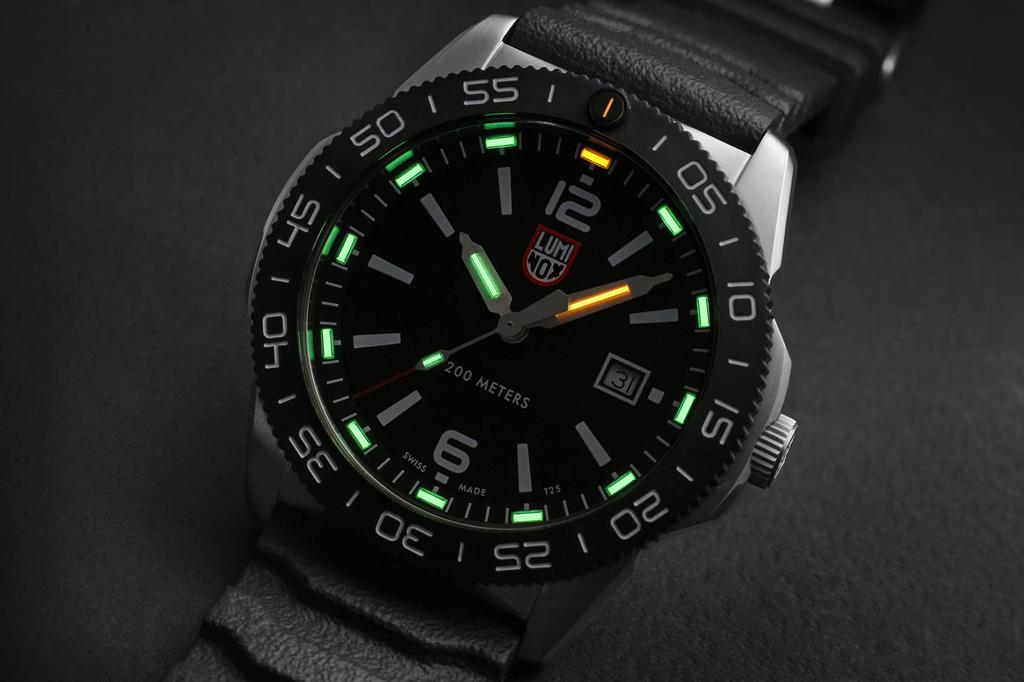 Liberta Luminox SEA PACIFIC DIVER 3120 SERIES 3121 Men's Black Diving Watch