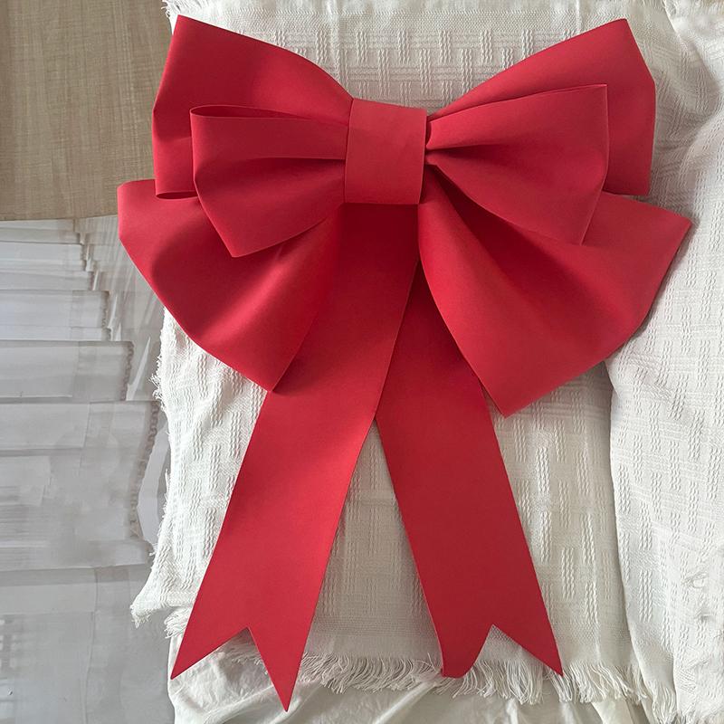 Big Bow DIY Material Eva Christmas Tree Wedding Party Spring Festival New Year Wall Outdoor Decoration for Home Front Door Decor