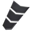 Daytona Motorcycle Tank Pad Scratch Prevention 94870 Stickers, 3-Piece Set, Small, Black,