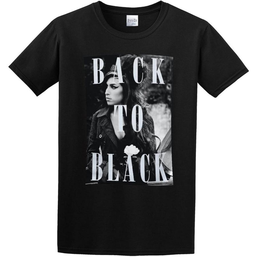 

Back to Black Unisex 100% Cotton Short-Sleeve T-Shirts Black XXXXXL різнокольоровий