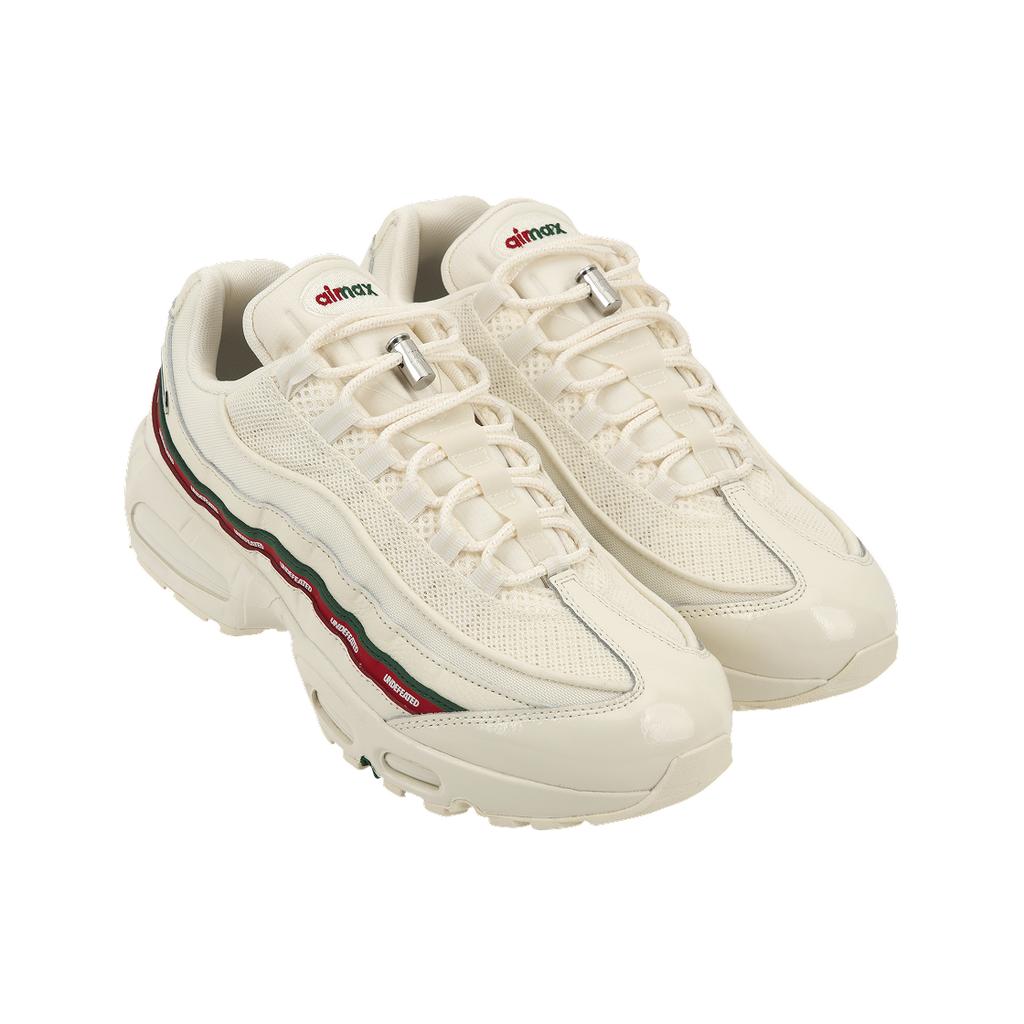 Neporažený x Nike Air Max 95 Sail Pánské tenisky Bílá Metalická-Stříbrná Gorge-Green IB4453-100