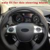 Car Steering Wheel Sequins Trim Cover Sticker For Ford Focus 3 MK3 2012-2014 for KUGA Escape 2013-2015 Accessories