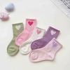 5 Paare/Set Kinder Mädchen Socken Frühling Herbst Kinder Socken für Mädchen Mode Liebe Süß Prinzessin Kind Studenten Socke 2-13 Jahre