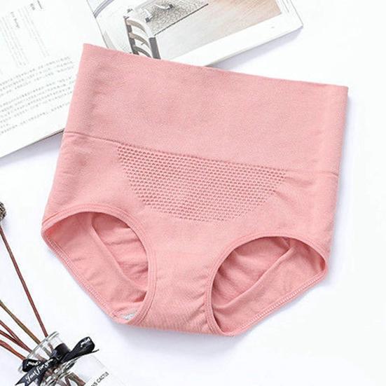 Trendige Damen-Unterhose, hohe Taille, schweißabsorbierend, nahtlos, schützt den Bauch, Damen-Höschen für Frauen nach der Geburt