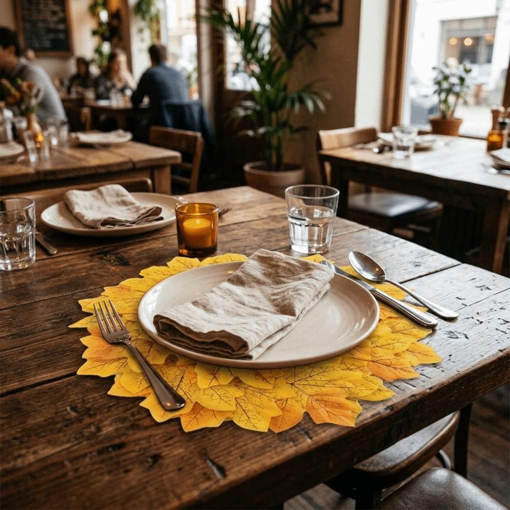 Quick Dry Thanksgiving Decorative Placemat Absorbent Kitchen Drying Mat Trivet Mat Thanksgiving