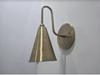 Handcrafted Raw Brass Wall Sconce Flush Mount Lamp Lobby Light