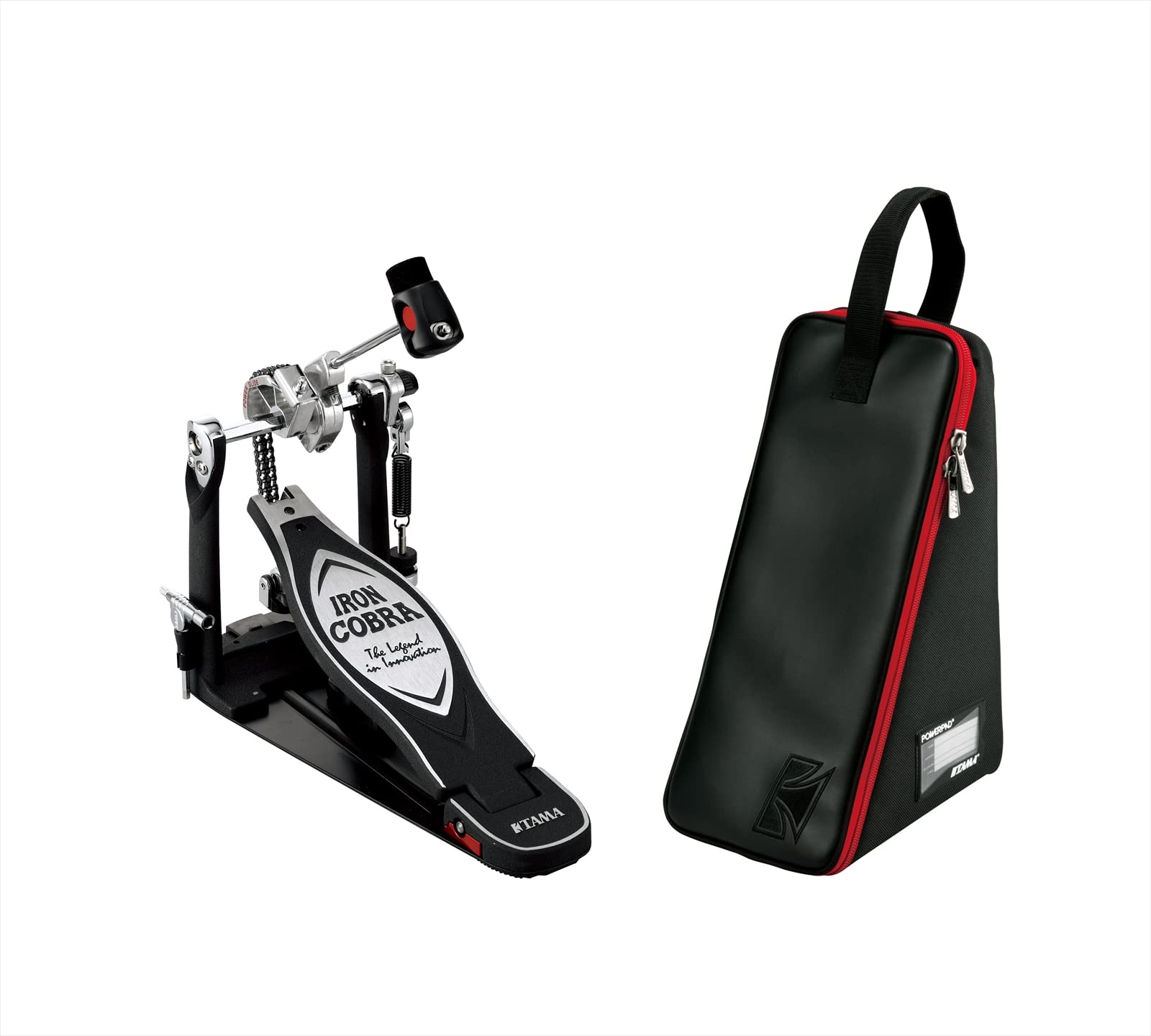 

TAMA Tama IRONCOBRA 900 Power Glide Single Pedal with Carrying Bag HP900PZB срібний