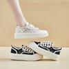 Summer mesh espadrilles new female student platform heightening sports board shoes casual shoes breathable XFF68