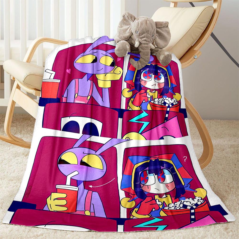 Digital Circus11 Blankets are suitable for living rooms,making them an ideal choice for outdoor travel and gifts.