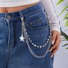 Delicate Accent Design Metal Keychain Lightweight Bag Charm Decorative Gift for Bags and Jeans