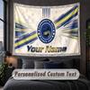Benutzerdefinierte Namens-Text-Wandteppich, Parramatta Eels Dekorative Wandbehang, Hintergrund-Wandteppich Für Zuhause Schlafzimmer