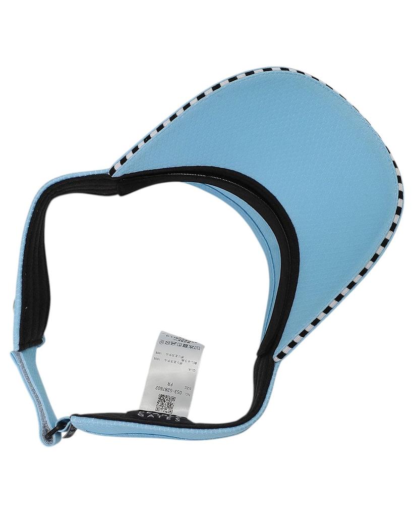 PEARLY GATES Unisex Tech Visor (Basic, Moisture-Wicking, Quick-Drying, UV Protection) Golf Hat, 053-5287602, 110 Ice Blue, FR