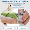 Nail File Pet Nail Clipper with Light Safety Lock Small Dog Nail Clippers  Pet Supplies