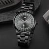 Fashion Sun and Moon Men's Watch Calendar Watch Classic Business Watch Large Dial Men's Watch Quartz Men's Watch Round Men's Watch
