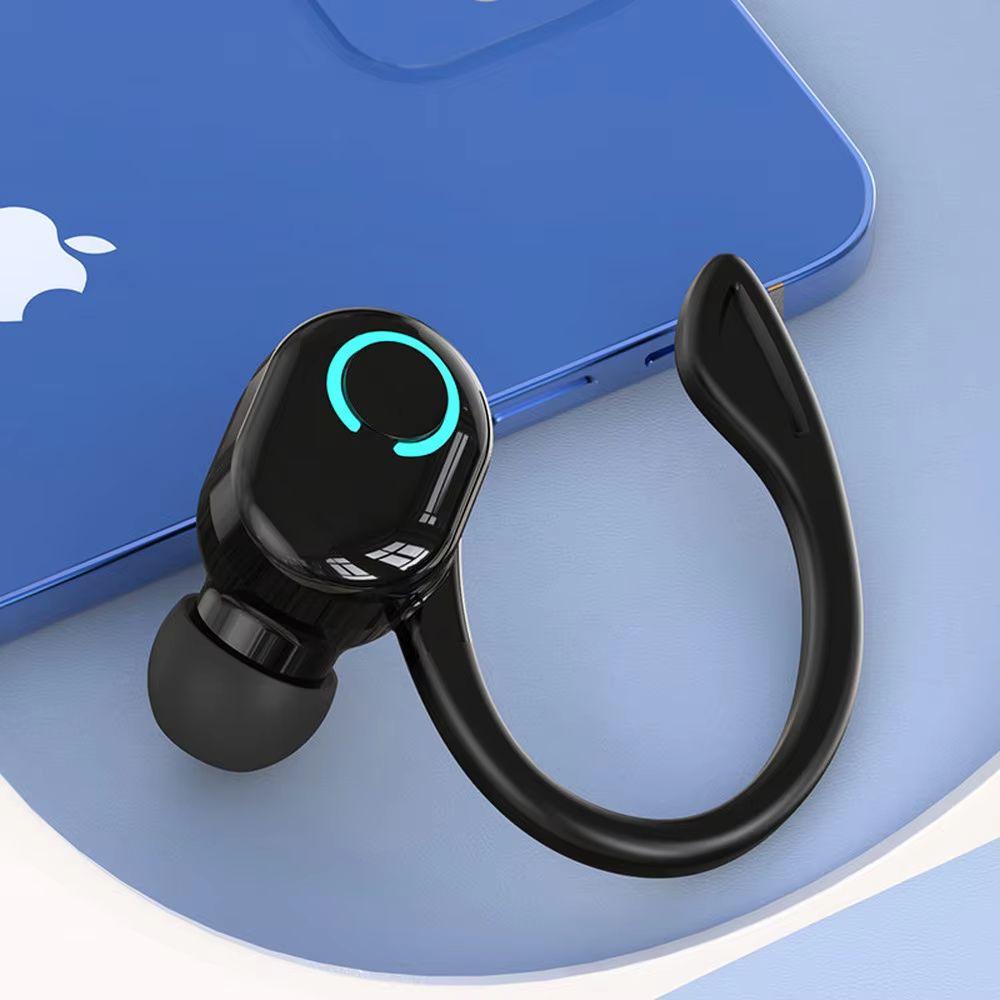 Bluetooth 5.2 Bluetooth Headphone Mini with Ear-Hook Wireless Headphone with Charging Cable Noise Canceling Earphones Game