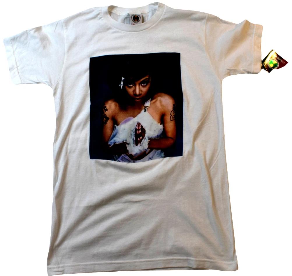Cross Colours Mens Lisa Left Eye Lopes White Shirt NWT Small L