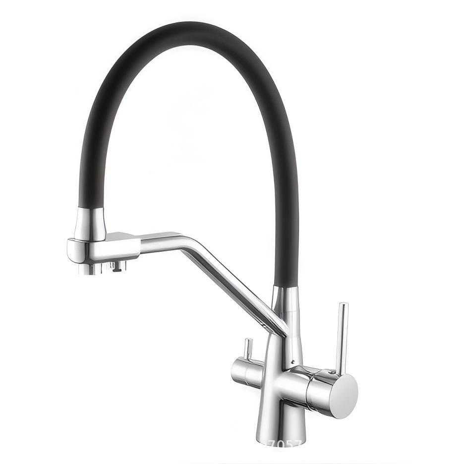 Kitchen Modern Copper Faucet Purification Drinking Water Pull-out Sink Hot and Cold Pure Water Direct Drinking Faucet