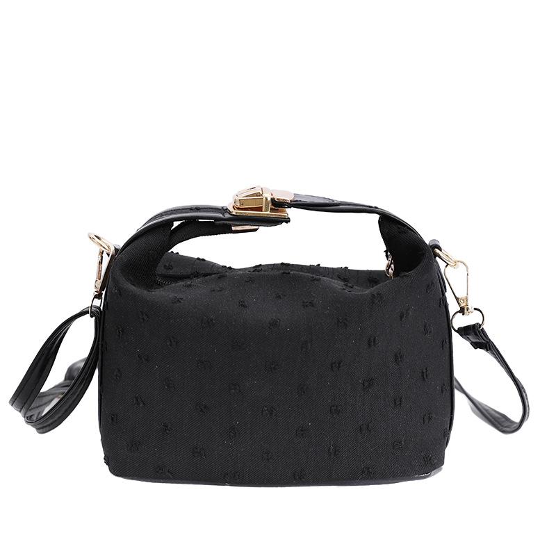 

Small bag women s summer new trendy versatile messenger bag simple small fresh shoulder handbag чёрный
