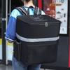 Meituan Insulated Double-Layer Delivery Backpack - Waterproof & Refrigerated