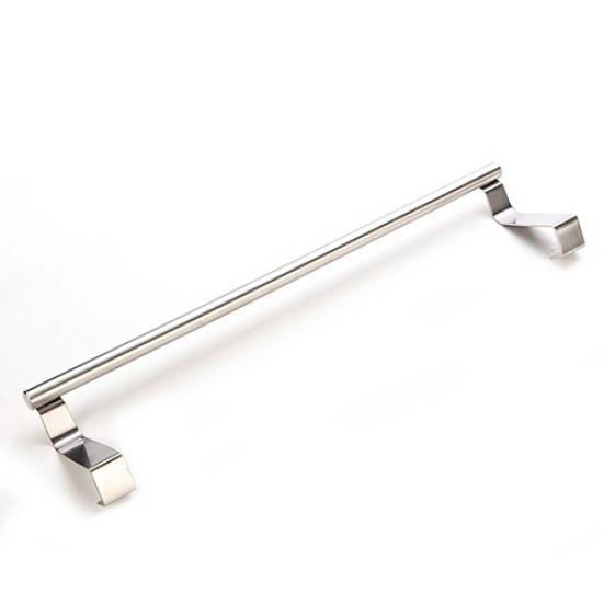 Stainless Steel Over Door Kitchen Tea Towel Rail Drawer Holder Bathroom Scarf Hanger L