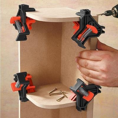 90° Woodworking Right Angle Clip - 4pcs Quick Fixer for Photo Frame and Picture Frame - Home Tools
