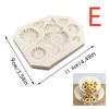 3D Sonnenblumen Kerzenform Silikon Seife Gips Aromatherapie DIY Backwerkzeuge Gips Heimdeko Ton Harz Kunsthandwerk Bouquet
