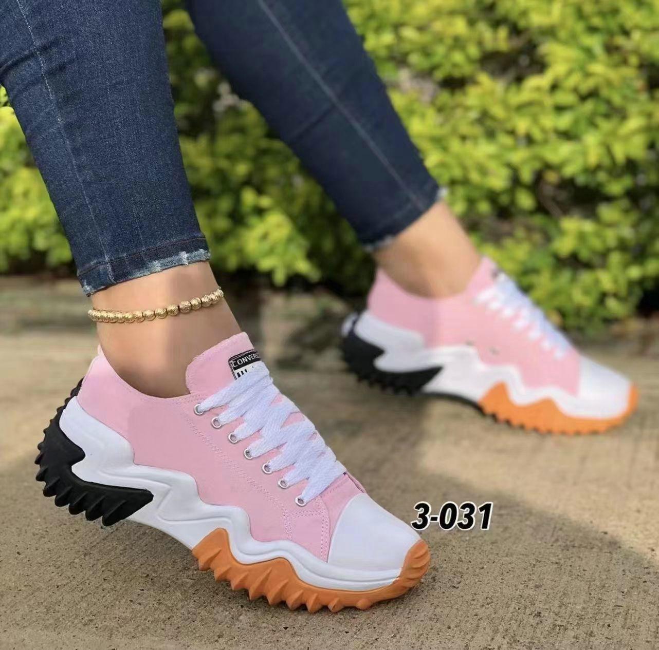 

2024 Новые низкие парусиновые туфли Кроссовки Женская повседневная обувь Дышащие мокасины Кроссовки на танкетке и платформе Обувь для ходьбы на открытом воздухе 42 розовый