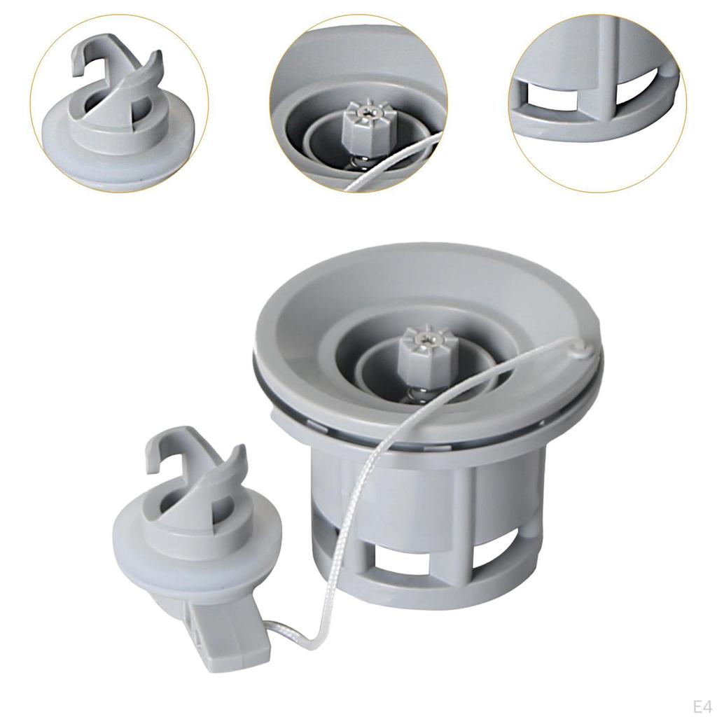 Inflatable Boat Air Plug 8 Hole Easy Installation Professional Portable Attachment Lightweight