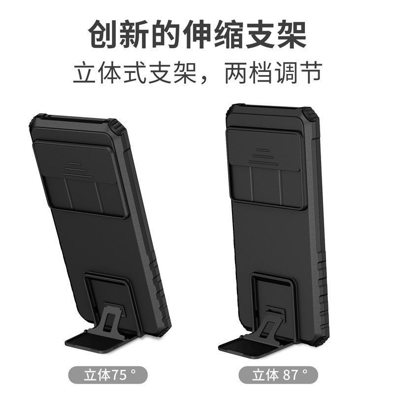 Suitable for Google Pixel1Pro Creative Bracket, Window Push Phone Case, Google 1 Three-dimensional Bracket, Anti-drop Protective Case.