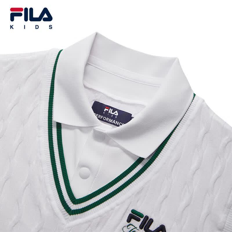 FILA Boys' Short Sleeve Polo Shirt