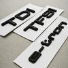 G7 3D ABS Car Letters Rear Trunk Badge Logo TDI TFSI e-tron Emblem Decals For QQ6 A3 A4 A5 A6 A7 Q2 Q3 Q4 Q5 Q7 Q8 Q6 Accessories