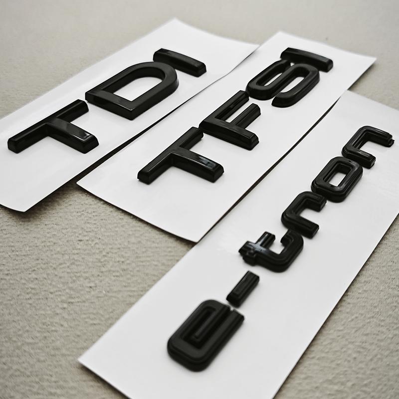 G7 3D ABS Car Letters Rear Trunk Badge Logo TDI TFSI e-tron Emblem Decals For QQ6 A3 A4 A5 A6 A7 Q2 Q3 Q4 Q5 Q7 Q8 Q6 Accessories
