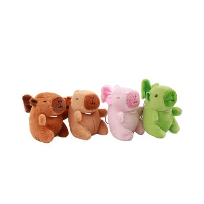 Cute Honey Shaking Wings Kapibala Doll Keychain Plush Pull Rope Pendant Doll Plush Doll Pendant