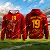 2026 Nauji Specialūs Yamal #19 Spausdinti Hoodies Vaikams Ruduo Ilgomis Rankovėmis Sportiniai Drabužiai Futbolo Puloveris Sportiniai Vaikams/Suaugusiems Viršutiniai Drabužiai