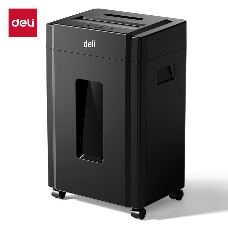 Deli 33043 Level P-5 Commercial Office Paper Shredder CN Plug (adapter Included)
