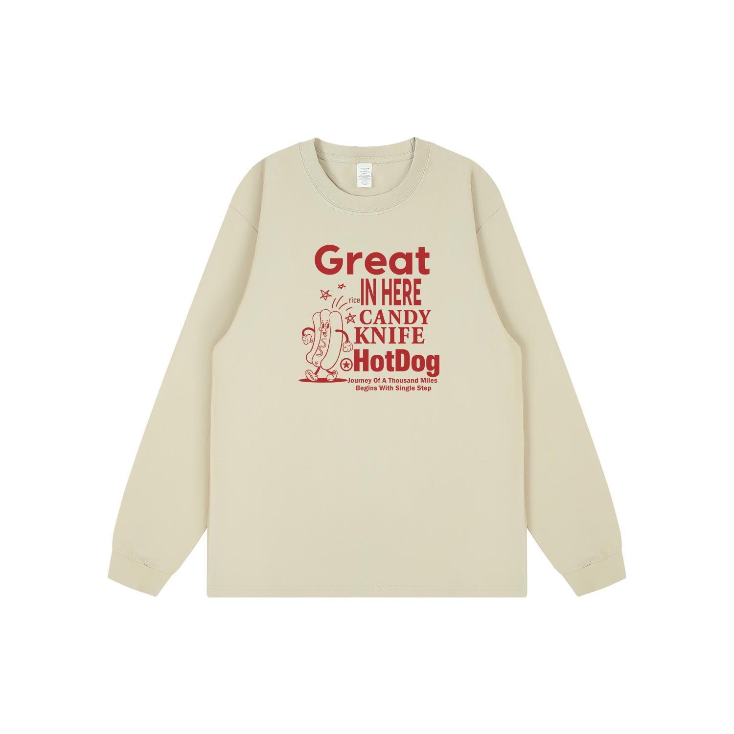 

Модная футболка в стиле ретро Гонконг с принтом букв и рукавами с манжетами XL льняной