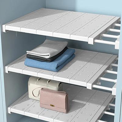 Multi Functional Non Perforated Storage Partition Suitable for Space Saving Storage Shelves In Cabinets, Kitchens, and Bathrooms