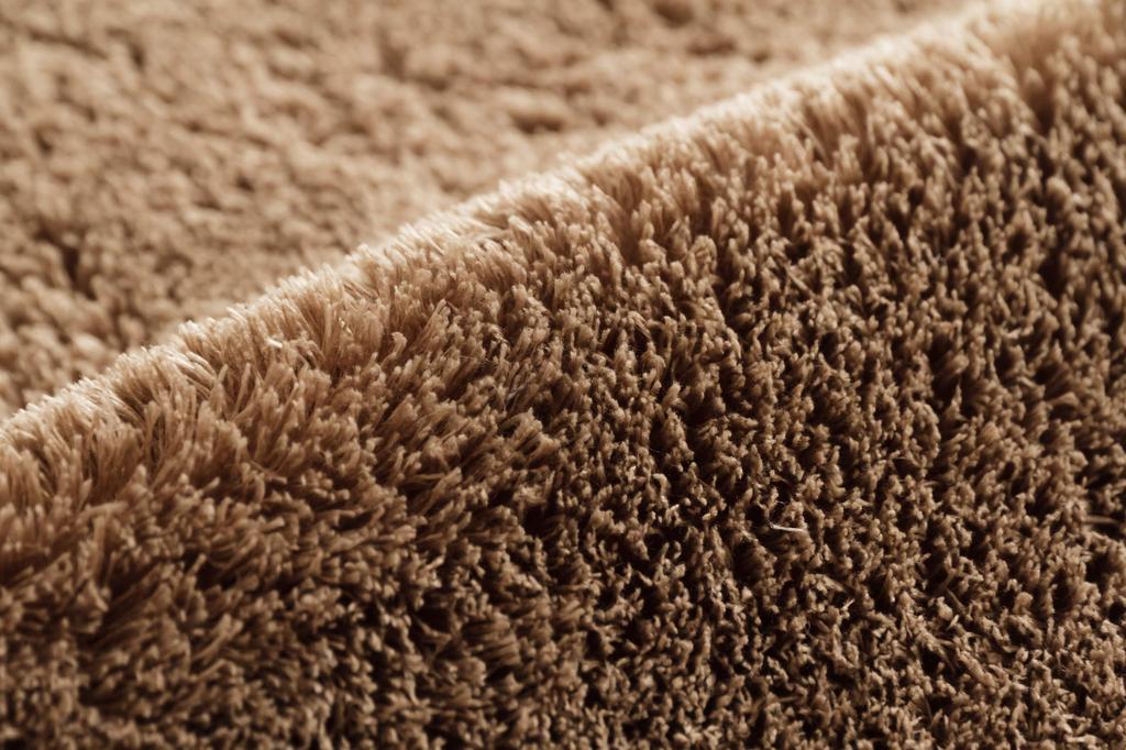 Ikehiko Corporation Rug, 2-Tatami Size, Solid Shaggy Texture, Available in Large Beige, Approx. 185 x 185 cm, Compatible with Heated Carpets, #3958719