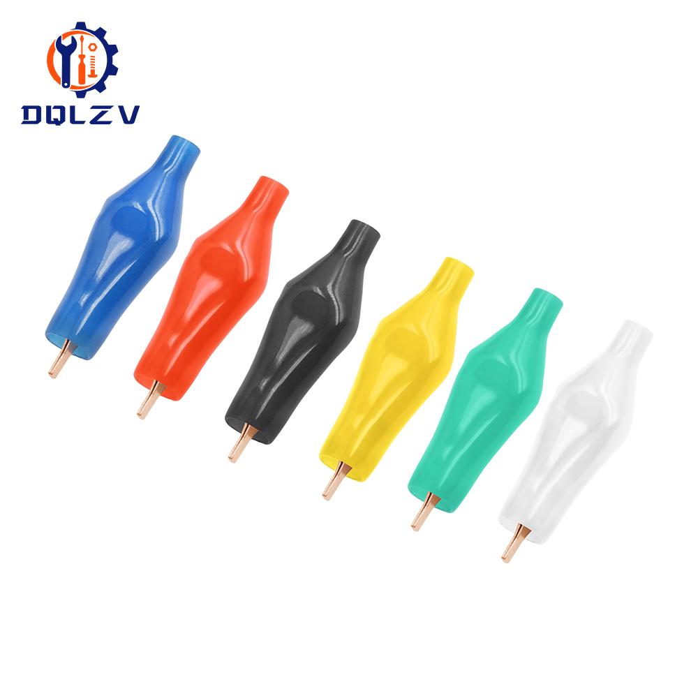5PCS 5A Pure Copper Alligator Clip 28mm Flat-mouthed Small Copper Clip Without Toothed Small Copper Clip