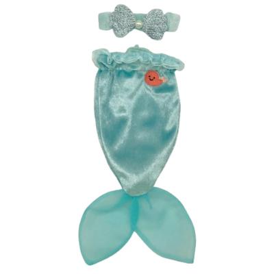 Nakajima Corporation Pickles the Frog Costume Mermaid Set 208569-25 H22 X W20 X D2cm