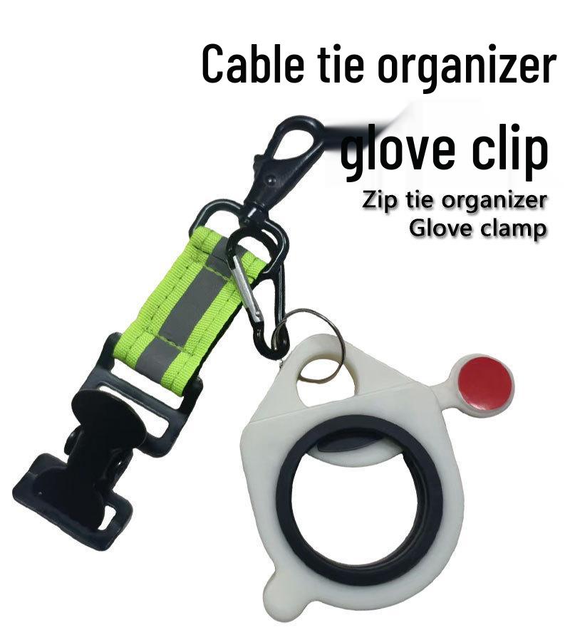 Reflective Nylon Firefighter Glove Clip Strap