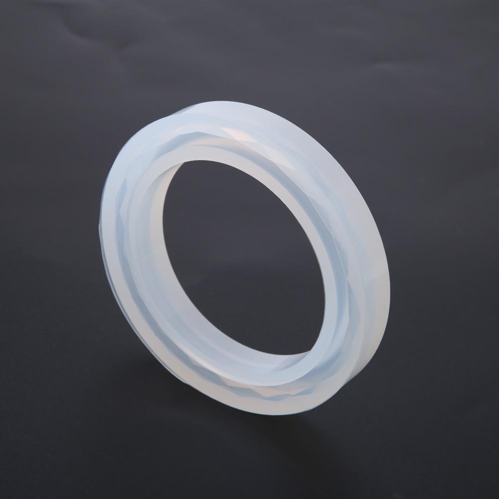 Slender Bracelet Silicone Mold Diamond Shape Surface Resin Bracelet Mold for DIY Jewelry Making