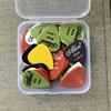 50 Pieces Guitar Picks 0.580.710.810.961.21.5Mm Plectrum Abs Premium For Acoustic Electric Guitar Bass Ukulele Plectrums