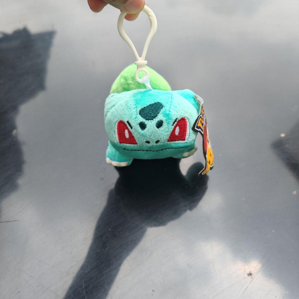 Squirtle Charmander Pikachus Bulbasaur Psyduck Plush Doll 12cm Pendant Stuffed Pendant Keychain Plush Gift Toy
