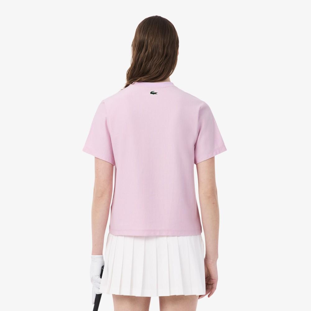 Lacoste Women's Golf Stripe T-Shirt TF0084-56G48Z